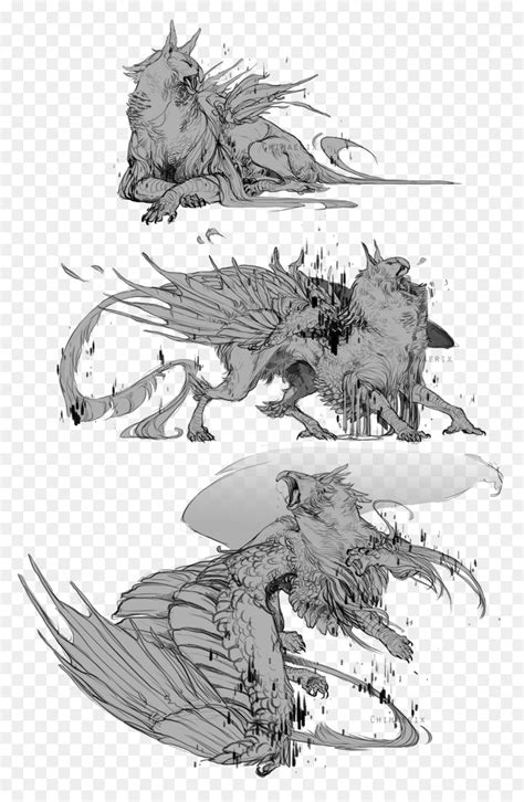Gryphon Sketch At Explore Collection Of Gryphon Sketch