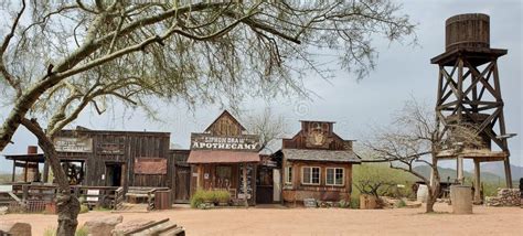 Goldfield Ghost Town Apache Junction Arizona Stock Photo Image Of