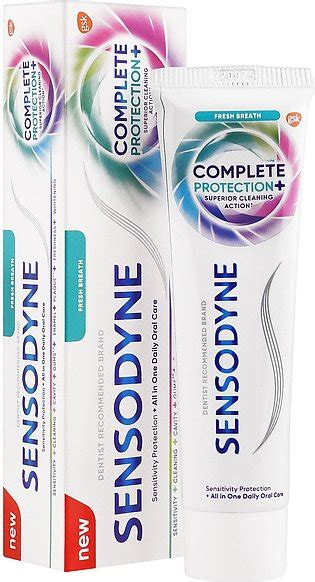 Sensodyne Complete Protection Fresh Breath Superior Cleaning Action