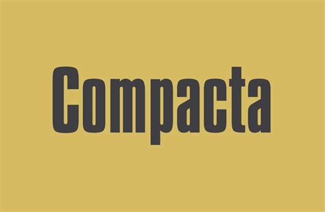 compacta font   fonts