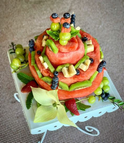 Watermelon and Fruit Cake