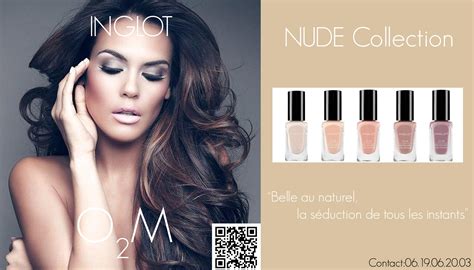 Inglot vernis O2M PERMÉABLE Nude Collection Contact 06 19 06 20 03
