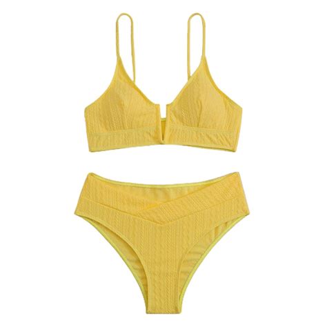 Xuapaodt Bikini Set Bathing Suit For Women High Waisted Bikini Sets Sporty Two Piece Swimsuits