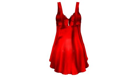 D Model Babydoll Lingerie Camisole And Underwear Set Vr Ar Low Poly Cgtrader