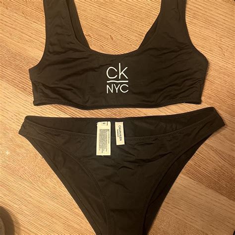 Calvin Klein Bikini Only Tried On Never Worn Depop