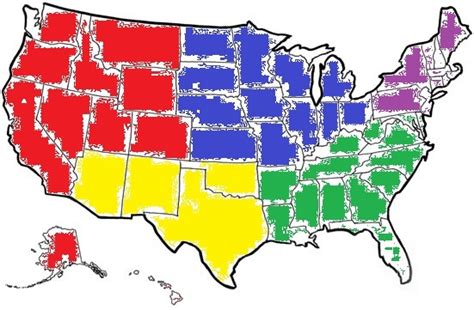 Us West Region Map Diagram Quizlet