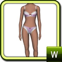 The Sims Resource Lace Lingerie Set