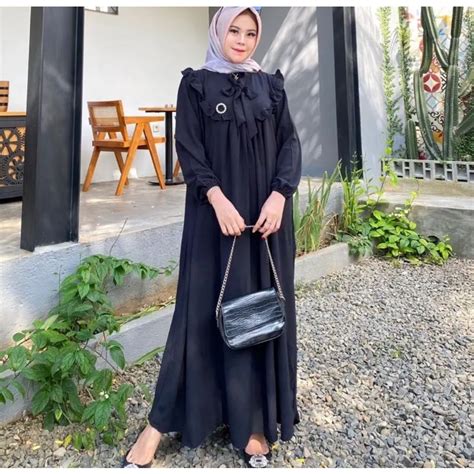 Jual Gamis Jumbo Wanita Crincle Kekinian Shopee Indonesia