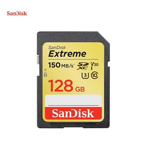 Sandisk Cartão De Memória Extreme Sdxc Cartão Sd 128 Gb 150 Mb S Velocidade De Leitura Submarino