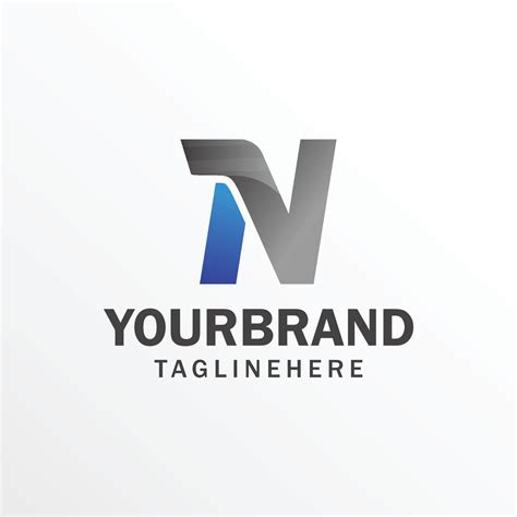 moderno vettore grafica per simboli, alfabeto caratteri, lettera n