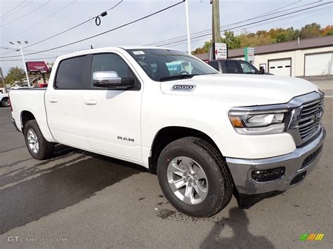 Ivory White Tri Coat Pearl 2024 Ram 1500 Laramie Crew Cab 4x4 Exterior