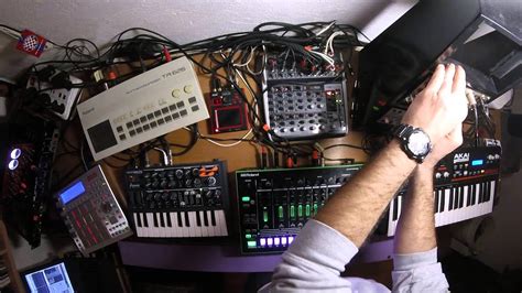 Techno Live Session Roland Tr Akai Mpc Studio Volca Keys Volca