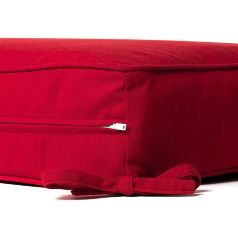 Sunbrella Canvas Jockey Red Large 24 X 26 Inch Outdoor Replacement