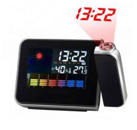 Проекционные Часы Модели Color Screen 8190 Календарь Часы Метеостанция ...