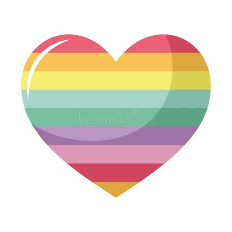 Pride Heart Design Stock Vector Illustration Of Color 244457555