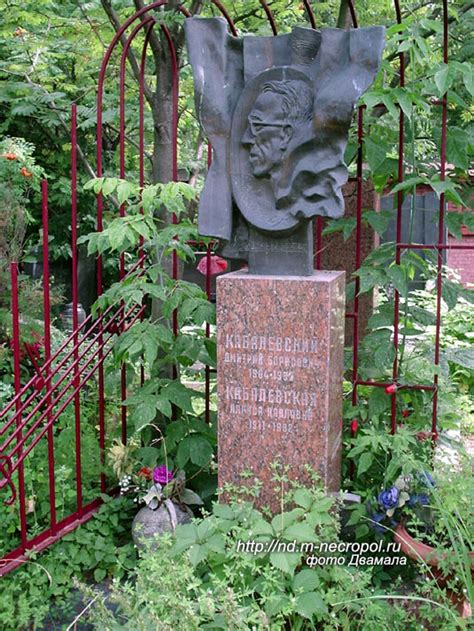 Новодевичье кладбище. Кабалевский Дмитрий Борисович (1904-1987)