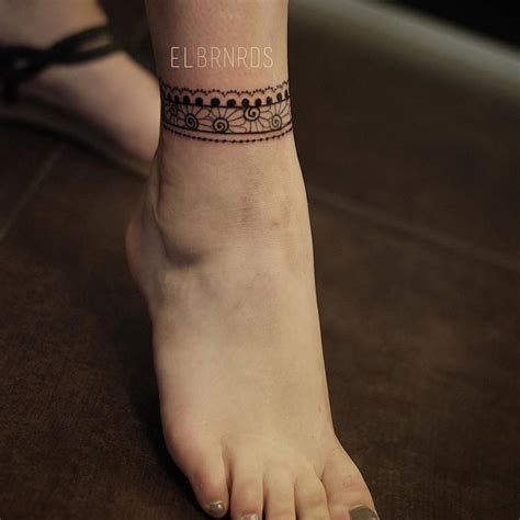 Henna Ankle Bracelet Tattoos Ankle Bracelet Tattoos Design You Will Love To Have On Go