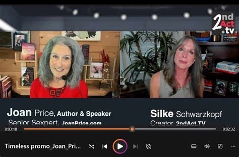 Senior Sex Blog Joan Price Ageless Sexuality Advocate