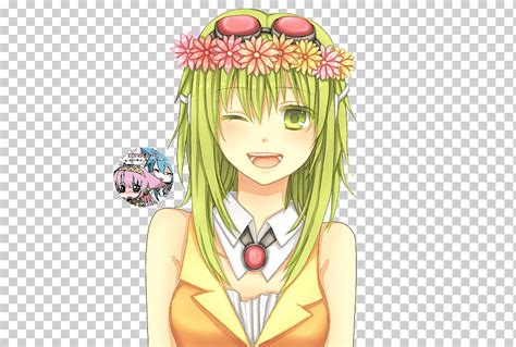 Megpoid Anime Vocaloid Youtube Anime Cara Cabeza Flor Png Klipartz