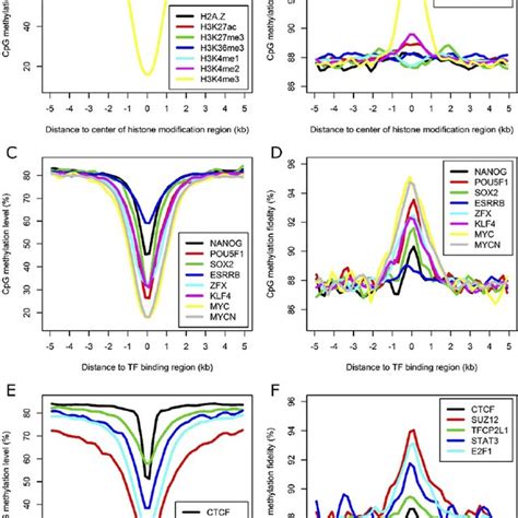 Characteristics Of Dna Methylation Level And Fidelity For Cpg Dyads At