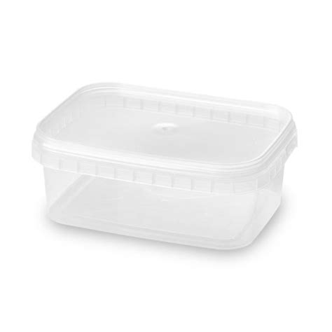 Ml Rectangular Tamper Evident Containers And Lids