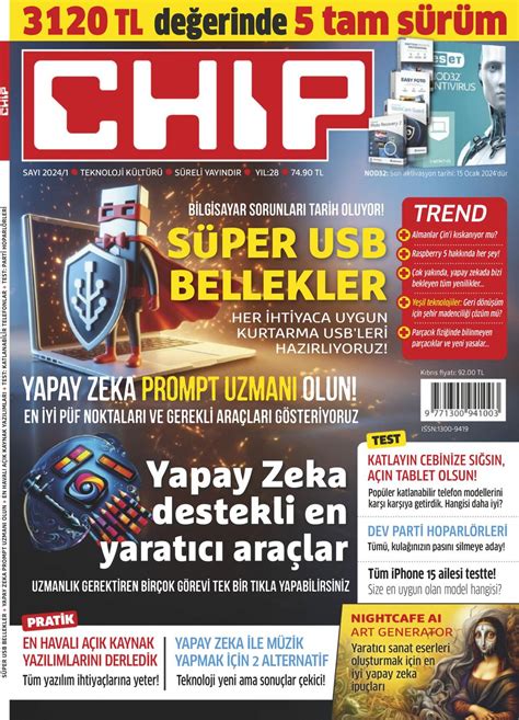 Chip T Rkiye Ocak Mart Digital Discountmags Australia