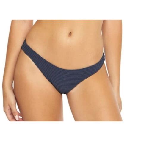 Pilyq Swim Nwt Pilyq Poseidon S Navy Smocked Full Bikini Swim Bottom Poshmark