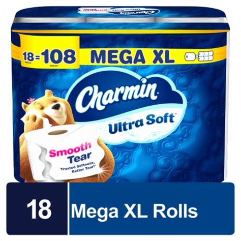 Charmin Ultra Soft 18 Mega XL Toilet Paper Rolls 18 Rolls King Soopers