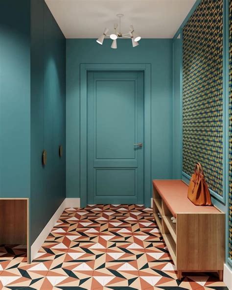 Яркие краски в интерьере прихожей | Home decor, Decor, Home