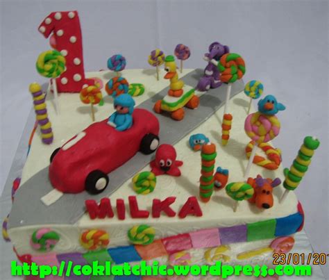 Cake Pocoyo Dan Teman Teman Milka Coklatchic Cake