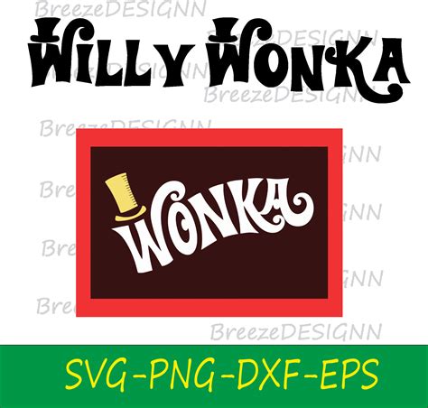 Willy Wonka Svg Willy Wonka Bar Willy Wonka Bar Svg Etsy