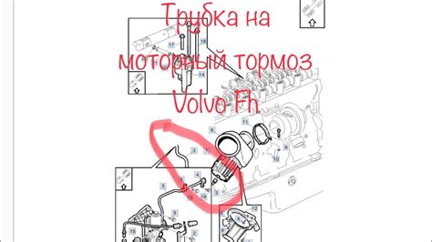 Самодельная трубка на моторный тормоз Volvo FH 13, двигатель d13 ...