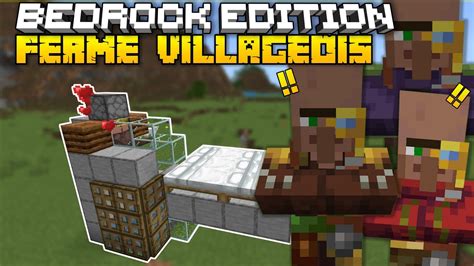 Ferme Villageois Facile En Sur Minecraft Bedrock Mcpe Xbox Ps