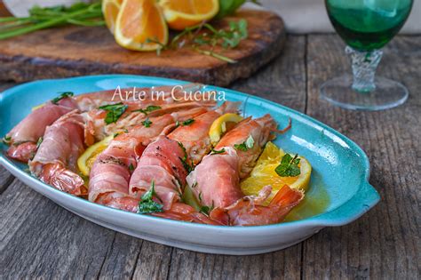 GAMBERONI IN PADELLA CON SPECK Ricetta Veloce Di Pesce