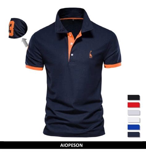 Camisa Polo Slim Po001 Camiseta Masculina Gola Padre MercadoLivre