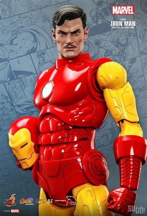 Hk Batch Hot Toys Marvel Comics Classic Iron Man Cms D B Action Figure Special Edition