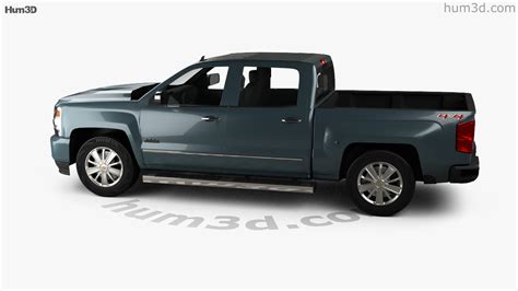 360 View Of Chevrolet Silverado 1500 Crew Cab Short Box High Country 2021 3d Model 3dmodels Store