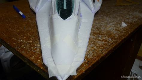 Создание авиамодели «Доминант» АлиС -11 на импеллере из потолочк