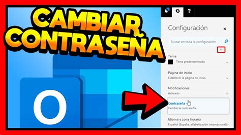 Como Cambiar Contrase A De Outlook Desde El Celular Youtube