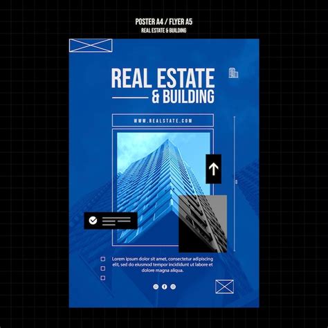 Premium Psd Real Estate Project Poster Template