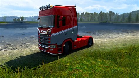 Scania S LavaRed Skin V1 0 Modhub Us