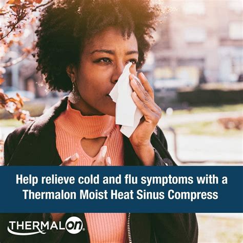 Thermalon Sinus Relief Mask 5 12 X 8 With Ties Moist Heat Cold