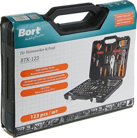 Набор инструментов 123 предм. Bort BTK-123 - купить по цене от 3999 руб ...