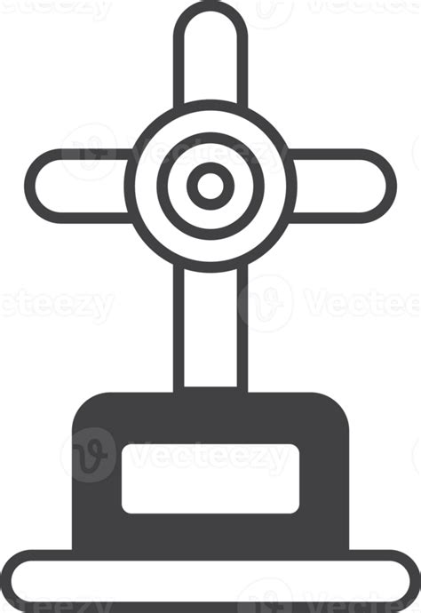 Grave Marker Illustration In Minimal Style 17179480 Png
