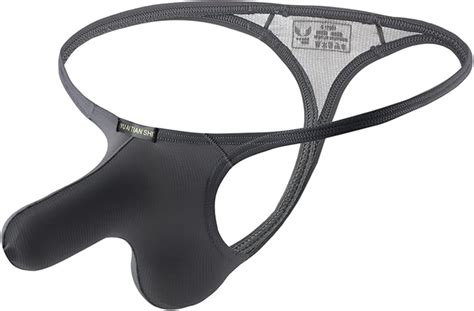 Chaogii Sexy Mens Thong Underwear Low Rise Mens G String T Back Thongs Bulge Pouch Mens Lingerie