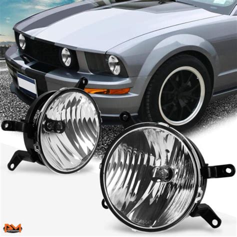 For Ford Mustang Oe Style Clear Lens Front Bumper Driving Fog