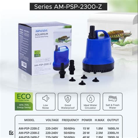 Promo Pompa Air Celup Aquarium Watt Armada Am Psp Z Z Kolam