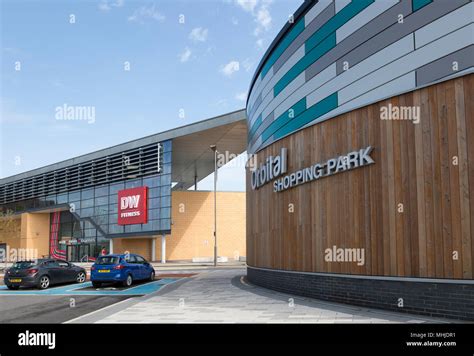 Modern Architecture Buildings At Orbital Shopping Park Developed By