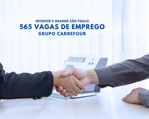 Vagas De Emprego No Tatuape - Grupo Carrefour Brasil abre 565 vagas de emprego em cidades do interior ...