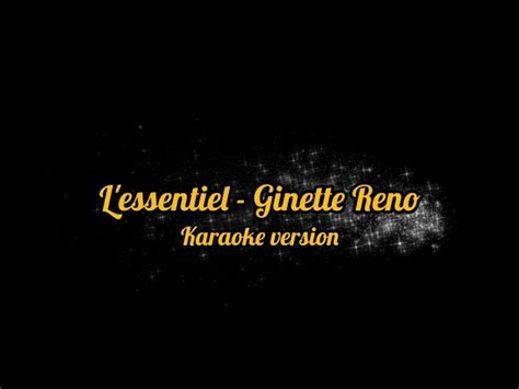 L Essentiel Ginette Reno Chords Chordify